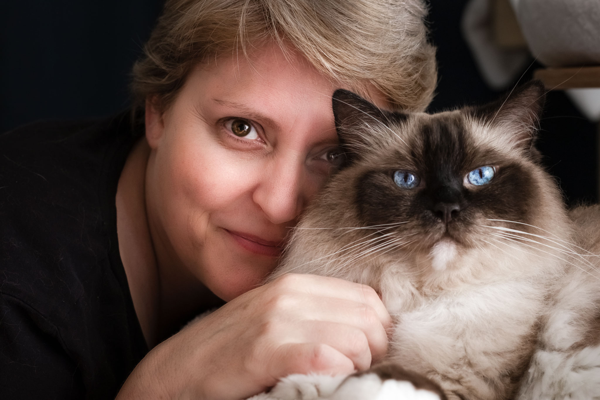 Katzenfotografin Claudia Schweizer mit Samson
